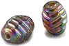 Asorted  Bead with Special Rainbow Polish - click here for large view